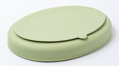 silicon sectioned plate in green color